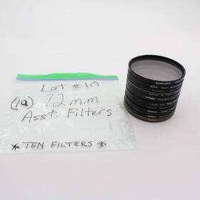 Lf01052026008 Procam Used Lot #10 10 72mm Lens Filters