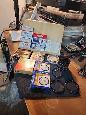 Promaster 029144039684 Vintage Camera Filter Lot Of 20 Filters Canon Quantaray Hoya Samigon