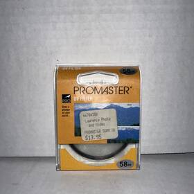 Promaster 029144045074 Uv Filter 58mm Camera Lens Canon Nikon Minolta Pentax