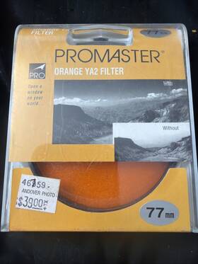 Promaster 029144045807 77mm Orange Black And White Filter Brand New