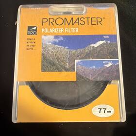 Promaster 029144049348 77mm Polarizer Filter Pl New Promaster 029144049348 77mm Polarizer Filter Pl New