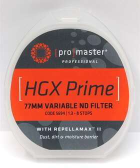 Promaster 029144056940 5694 77mm Variable Nd - Hgx Prime 1.3 8 Stops