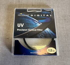 2821 Promaster Digital 62mm Uv Precision Optical Filter With Case - Free Shipping