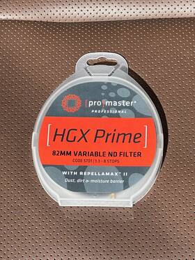 5701 Promaster 82mm Hgx Prime Variable Nd Filter Code 1.3-8 Stops