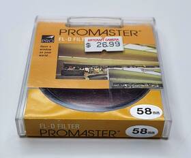 58-fld Promaster 58mm Pro Fl-d Daylight Balance Lens Filter Fld Japan 58 Mm Camera Fluorescent