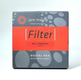 Promaster 6634 86mm Hgx Prime Protection Filter With Repellamax #6634 Japan Open Box