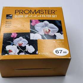 Promaster 67pset Pro Genuine 67mm Close-up Lens Set 1 2 4 Glass Filter Japan 67 Mm Macro