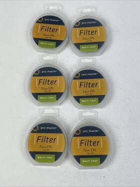 7864 Promaster Lot 6 52mm Circular Polarizing Filter Cpl - Multi-coat New