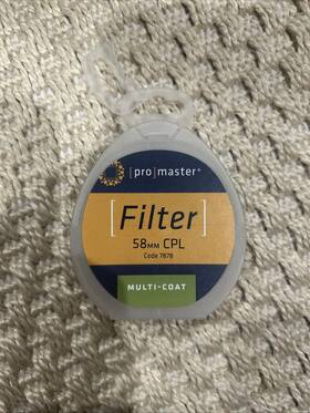 7878 Promaster 58mm Filter