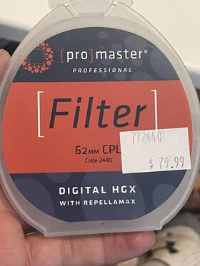 2440 Promaster 9308 62 Mm Variable Nd Digital Hgx Filter