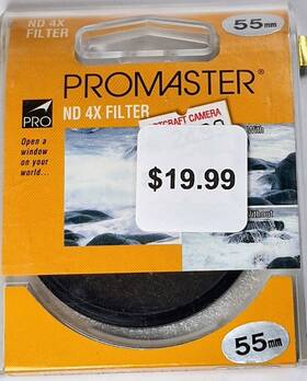 Cf-5511-nd4 Promaster 55mm Nd-4 Neutral Density Lens Filter Japan Nd4x Nd 4x Nd4 55 Mm E-55