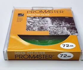 P0172 Promaster Pro 72mm Green P01 #p01 P0-1 P1 Glass Lens Filter Made In Japan 72 Mm