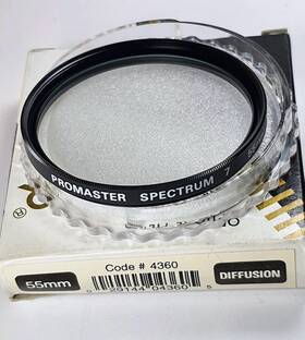 P55diff Promaster 55mm Diffuser Glass Lens Filter 55 Mm Diffused Soft Softer Look Diffusion E-55