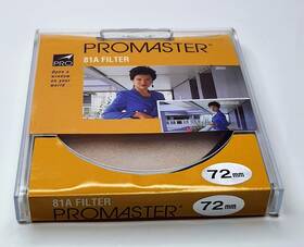 P7281a Promaster Pro 72mm 81a 81-a 81 A Warming Light Balancing Glass Lens Filter Japan 72 Mm
