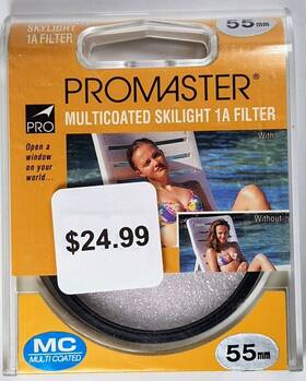Sky1a-55p Promaster Pro 55mm Mc Multi Coated Skylight 1a Glass Lens Filter Japan 55 Mm E55 E-55 Sk1a