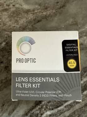 Prooptic 840014141531 40.5mm Digital Essentials Filter Kit With Ultra Violet Uv Circular