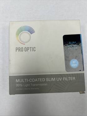 Pro37uv Prooptic 37mm Multi Coated Uv Ultra Violet Slim Filter