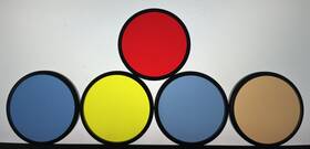 Quantaray 010097241842 55mm Filters - Red R2 Yellow Y2 Blue 80a 80b Brown 85a