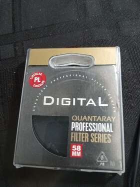 24-166-8250 Quantaray Digital Professional Photo Filter Circular Polarizing 58mm
