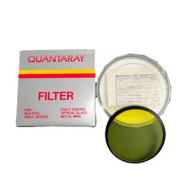 25-166-2592 Quantaray New Old Stock Camera Filter Slr/still Video/movies Yellow 72mm Japan