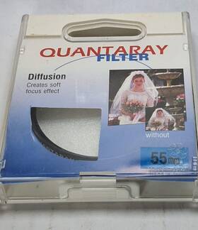 B55diff Quantaray 55mm Diffuser Glass Lens Filter 55 Mm Diffused Soft Softer Look Diffusion