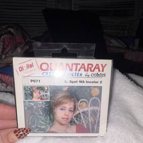 P071 Quantaray Center Spot Clear Square Filter Cokin Mount Camera Accessory