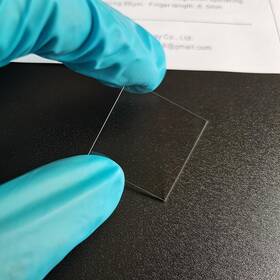 Qunguan 13399 Ito Coated Conductive Glass Slides For Lab 25mm 0.55mm 11pcs 1