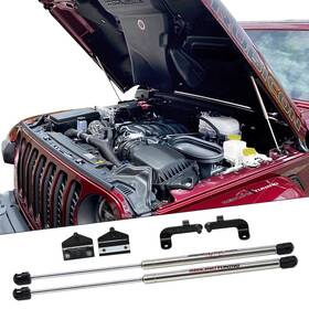 21-20007-03 Redline Tuning Hood Quicklift Elite Compatible With Jeep Wrangler