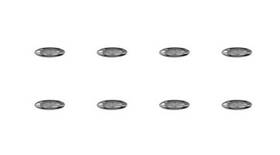 Roadworks Herorch1-8 - Red/clear H1 Hero Lights 8 Pack