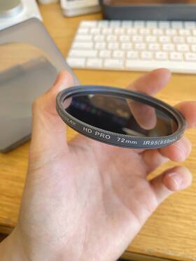 Ir95 Rocolax 950nm 72mm Ir Circular Threaded Camera Lens Filter
