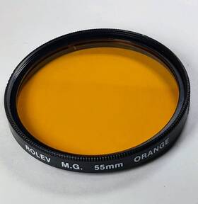 R55-og Rolev 55mm Orange G Color Conversion Glass Lens Filter 55 Mm O E55 New Old S
