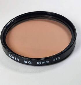 R81b55 Rolev 55mm 81b 81-b Blue Color Conversion German Glass Lens Filter 55 Mm E55 Usa