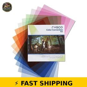 Rosco 783079146113 Color Correction Filter Kit - 12 X Inch