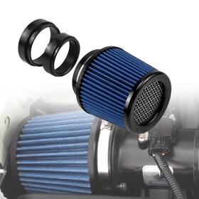 Us-af014-a-bl Rulline 76mm 89mm 102mm Air Filter 3 Inch 3.5 4 Cold Intake Universal Clamp-on