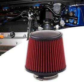 Ryanstar Racing 711531996389 76mm 3 Inch High Flow Round Tapered Cone Closed-top Cool Air Filter Clea