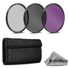 Vfk46c3 Sakar 46mm Multi-coated 3 Piece Filter Kit Uv-cpl-fld