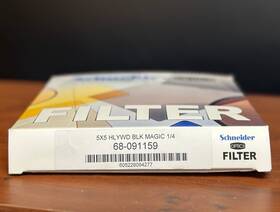 68-091159 Schneider 605228094277 Optics 5x5 Hollywood Black Magic 1/4 Filter Mfr