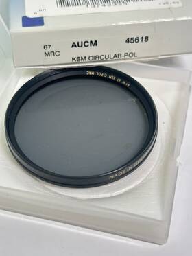 66-045618 Schneider B W Ksm Circular Polarizer Filter 67mm Aucm 45618