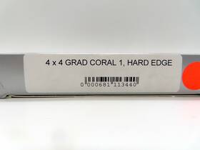 68-111344 Schneider 4 X Inch 1 Coral Hard-edge Graduated Glass Filter - Hard-step Graduation