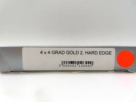 68-112644 Schneider Optics 4x4 Inch Graduated Gold 2 Water White Glass Filter - Hard Edge