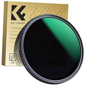 Nd8-nd2000 Shenzhen Zhuoer Photograph Kf01.1267 Variable Neutral Density Lens Filter 3-11stop Waterproof 52mm
