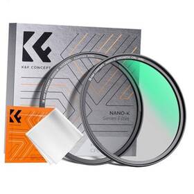 Kf01.2694 Shenzhen Zhuoer Photograph 77mm Magnetic Circular Polarizer Lens Filter With Cleaning Cloth Optical