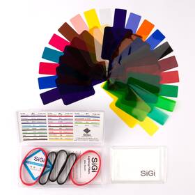 Sg201 Sigi 20-color 20 Pieces Camera Flash Speedlite Lighting Color Gel Filter Kit