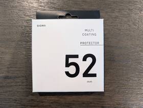 Afb9a0 Sigma 52mm Protector Filter Fits F/1.4 Aps-c Prime Lenses