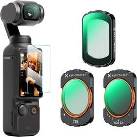 Sku.2148-us Sku.2148 K&f Concept Magnetic Black Mist 1/4 And Nd Cpl Filter Set For Dji Osmo Pocket 3