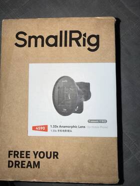 1.33x Smallrig 4590 Anamorphic Circular Lens T-mount For Mobile Phone