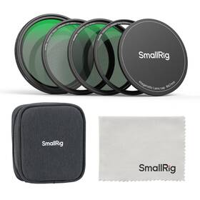 4726-ac Smallrig 5-in-1 Magnetic 67mm Lens Filter Kit Vnd Cpl Black Mist 1/4 Threaded A