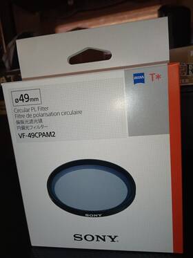 Vf-49cpam2 Sony 49mm Circular Polarized Filter