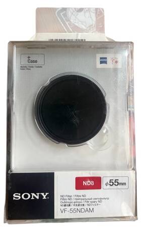 Vf55ndam Sony Oem 55mm Nd-8 Neutral Density Lens Filter Japan Nd8x Nd 8x Nd8 55 Mm