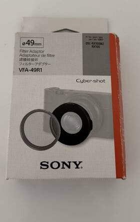 Dsc-rx100 Sony Vfa-49r Vfa49r1 Filter Adapter For Series